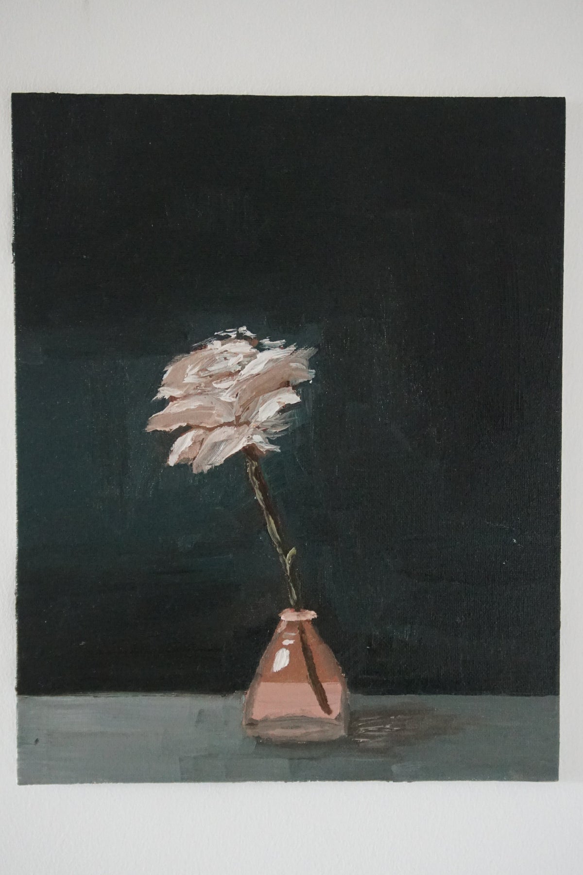 White Rose, 24x30cm (9.5x11.8 Inch) Original