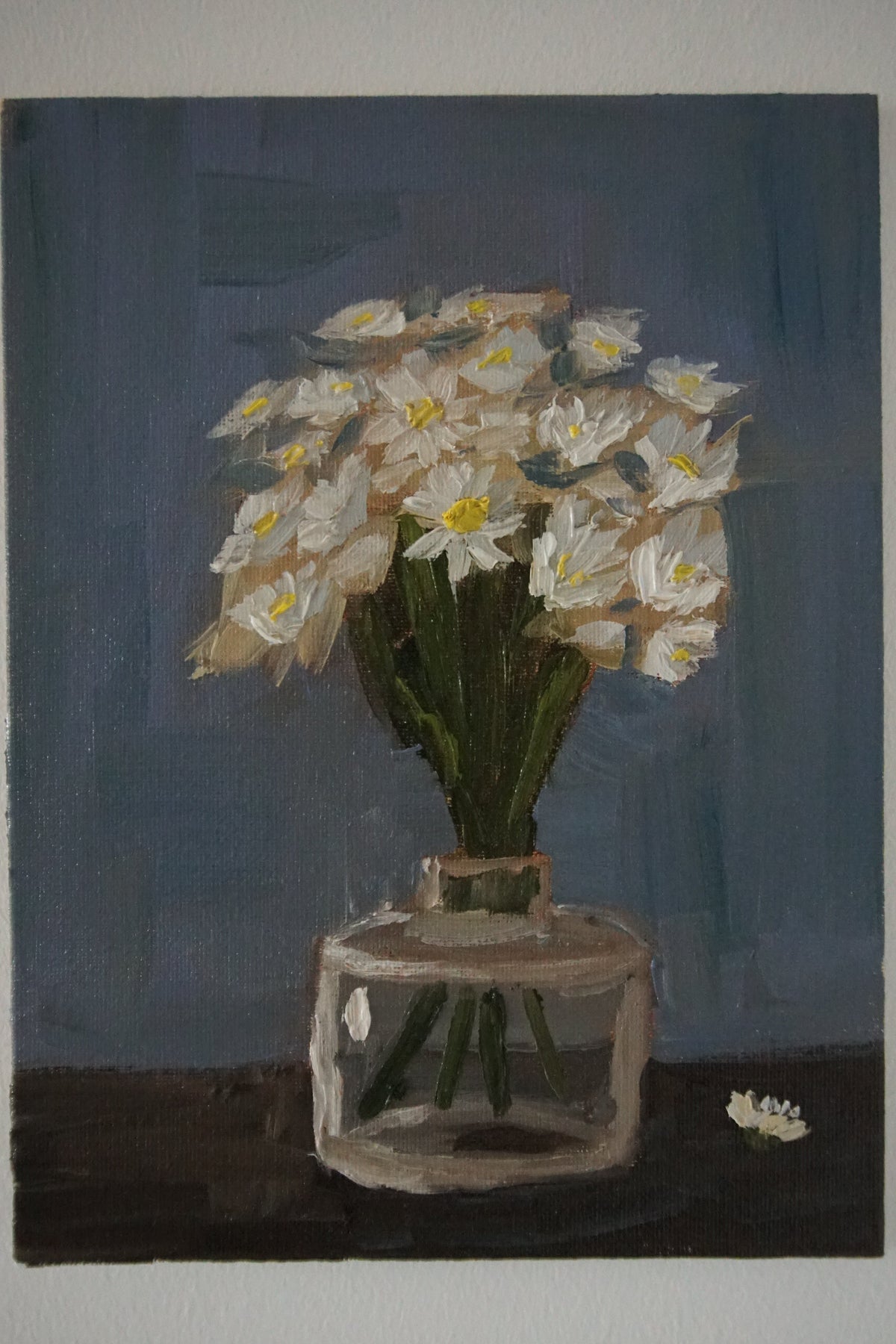 Small White Flowers, 18x24cm (7x9½ Inch) Original