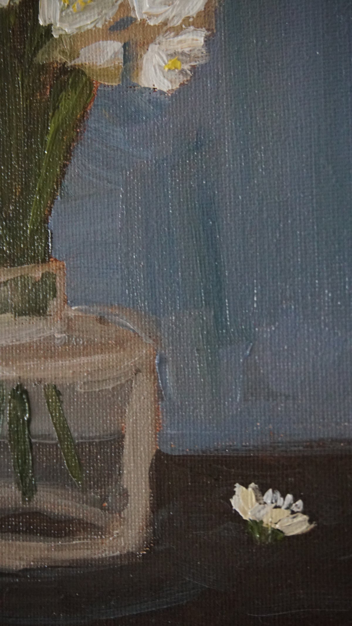 Small White Flowers, 18x24cm (7x9½ Inch) Original