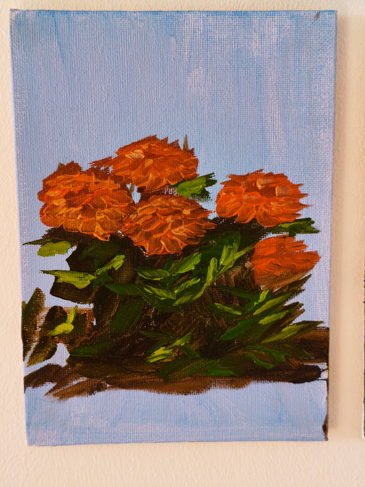 Hydrangea, 5x7 Inch Original