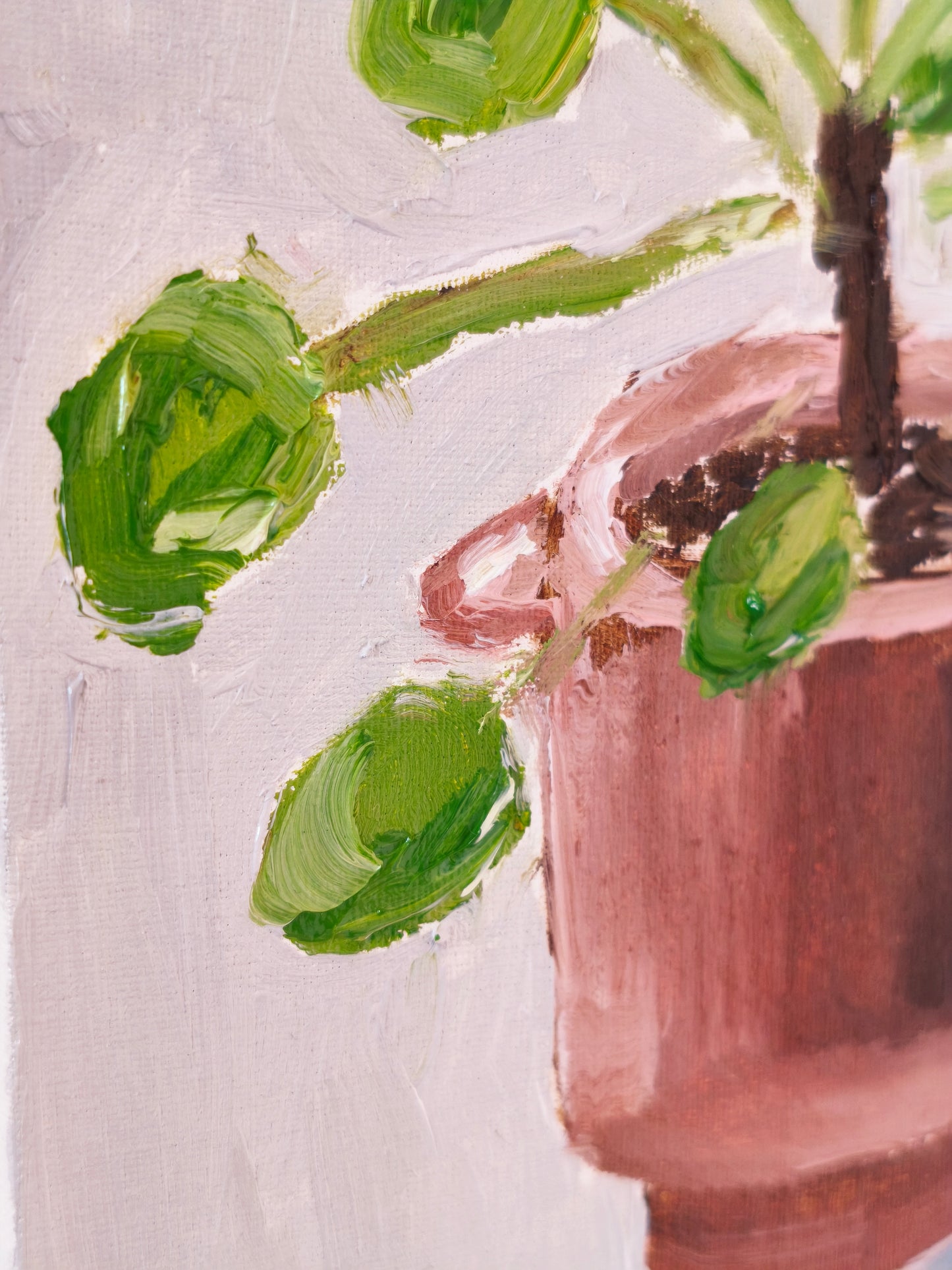 Pilea, 5x7 Inch Original